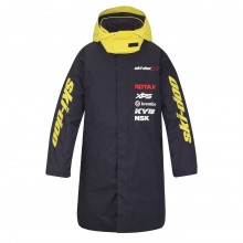 Утепленное спортивное пальто Ski-Doo Warm-Up Coat черно-желтое One size 4408800090