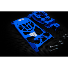 Комплект усиления рамы крепления амортизаторов и рычагов синий Deikin для BRP Maverick X3