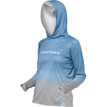 Лонгслив с капюшоном женский (UPF 50) FINNTRAIL 6621 Longsleeve Venus Hood W LightBlue L