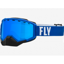 Маска FLY RACING FOCUS BLUE/WHITE W/ SKY BLUE MIRROR/BLUE LENS 37-50081