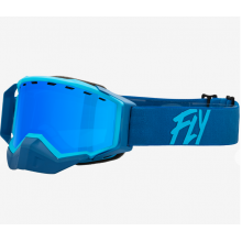 Маска FLY RACING ZONE BLU/LIGHT BLU W/ SKY BLUE MIRROR/BLUE LENS 37-50272