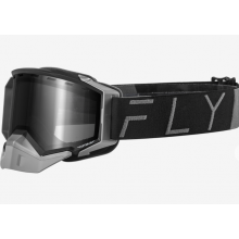 Маска FLY RACING ZONE PRO SNOW GOGGLE BLK/GREY W/ BLACK/POLARIZED SMOKE LENS 37-50330