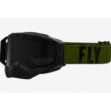 Маска FLY RACING ZONE PRO SNOW GOGGLE OLIVE/BLK W/ POLARIZED SMOKE LENS 37-50338