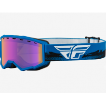 Маска детская FLY RACING  FOCUS SNW GOGGLE BLU/BLK W/ BLUE MIRROR/AMBER LENS 37-50161