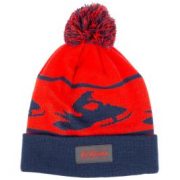 Шапка KLIM Bomber Beanie Fiery Red - Dress Blues 6028-002-000-124