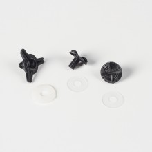 Комплект болтов для шлема KLIM F3 Center and Peak Side Screws with Washers Black 3885-000-000-000