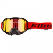 Очки KLIM Viper Snow Goggle OSFA Emblem Fiery Red - Black Light Smoke Red Mirror 3902-000-000-024