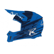 Шлем Klim F3 Carbon Pro Helmet ECE XL Diamondback Electric Blue Lemonade 3794-000-150-006