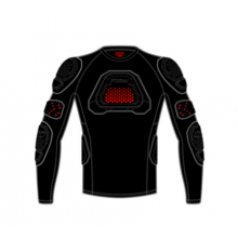 Термобелье лонгслив с защитой Klim Aggressor Armored Shirt 2.0 w/Back Pad LG Black 4184-000-140-000