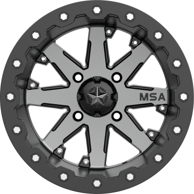Диск колесный с бедлоком MSA M21 LOK Charcoal Tint, R15x7, 4x137 M21-05737
