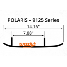 Коньки для лыж снегохода Woodys для Polaris 2875954 EPI3-9125-1 16-72422