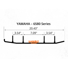 Коньки для лыж Woodys для Yamaha SMA-F3731-GK-00 8GK-F3731-00 8HG-F3731-00 EYV3-6580-1 16-72472